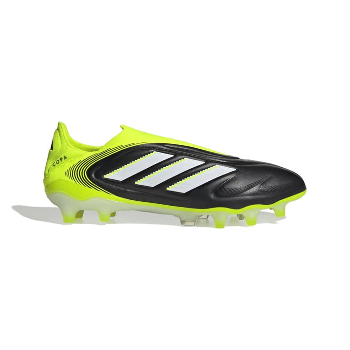 Copa Pure 3 Elite Laceless Firm Ground Boots - Black / White / Lucid Lemon