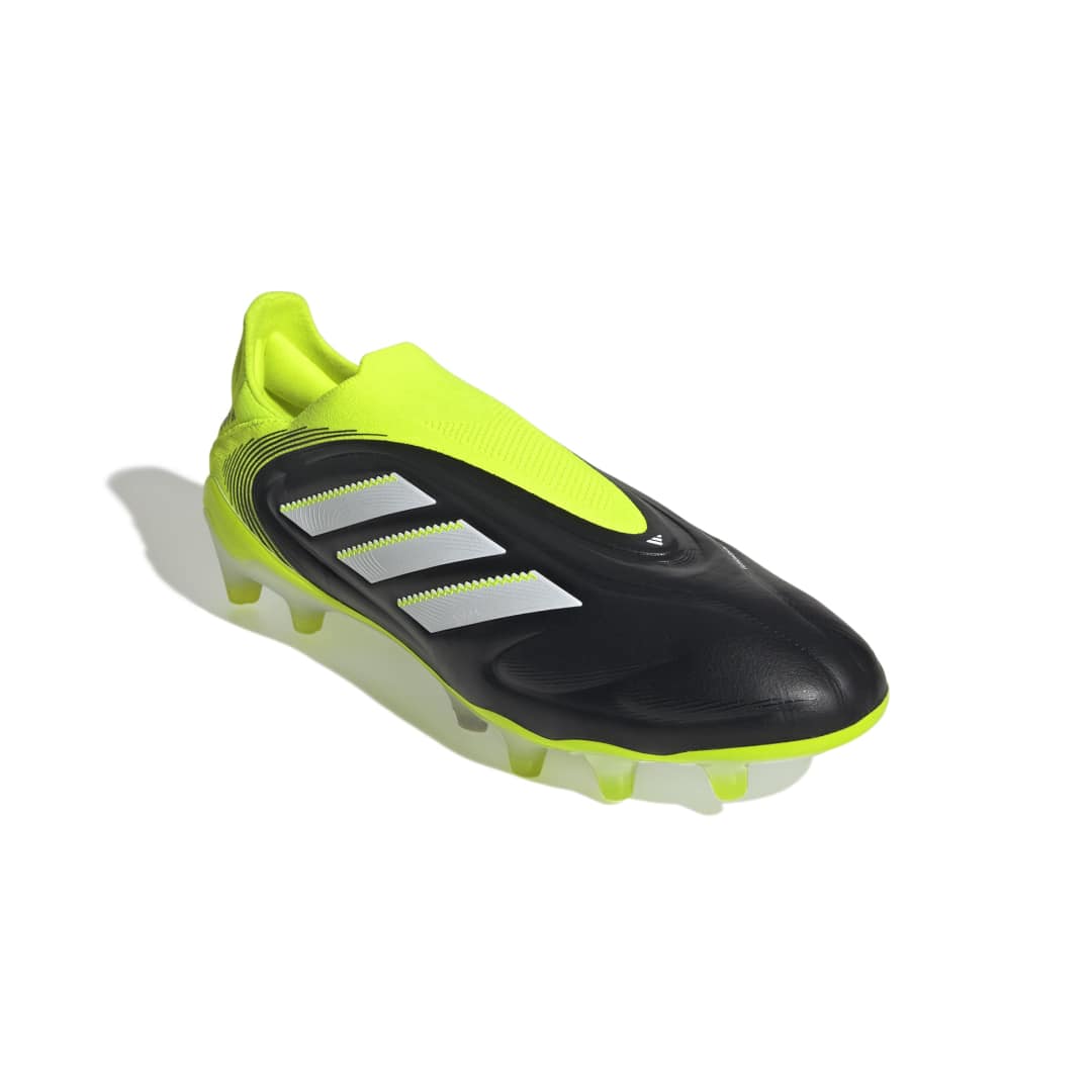 Copa Pure 3 Elite Laceless Firm Ground Boots - Black / White / Lucid Lemon
