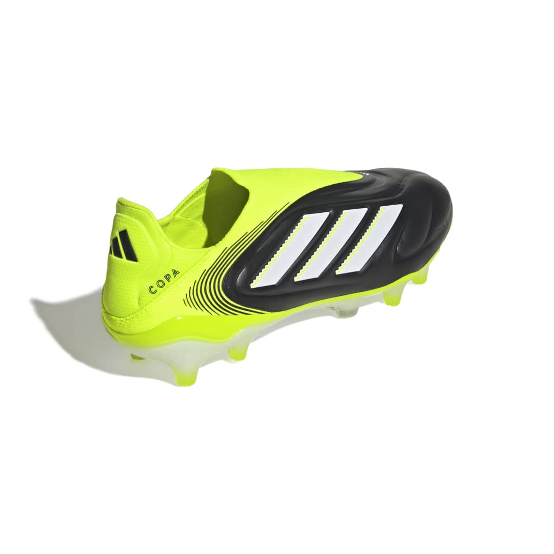Copa Pure 3 Elite Laceless Firm Ground Boots - Black / White / Lucid Lemon