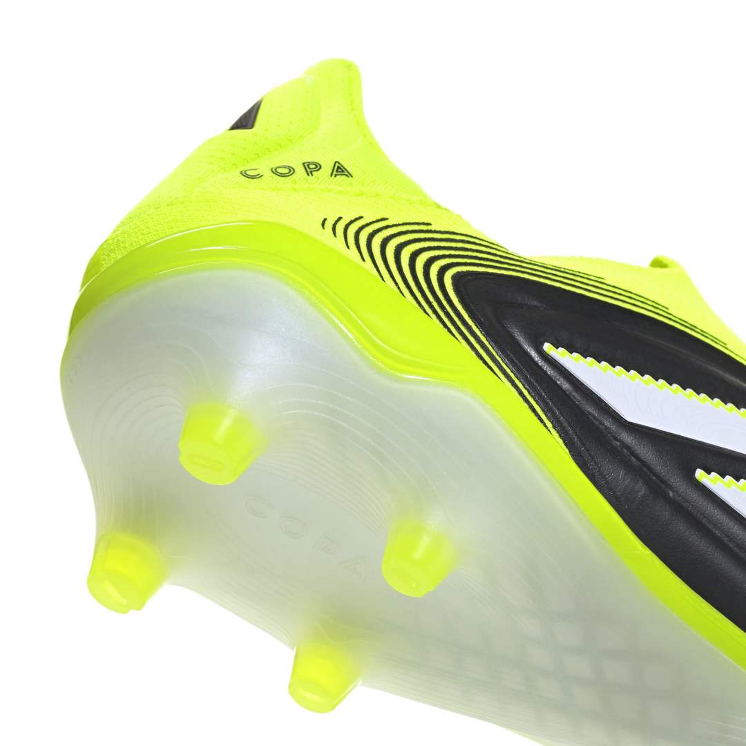 Copa Pure 3 Elite Laceless Firm Ground Boots - Black / White / Lucid Lemon