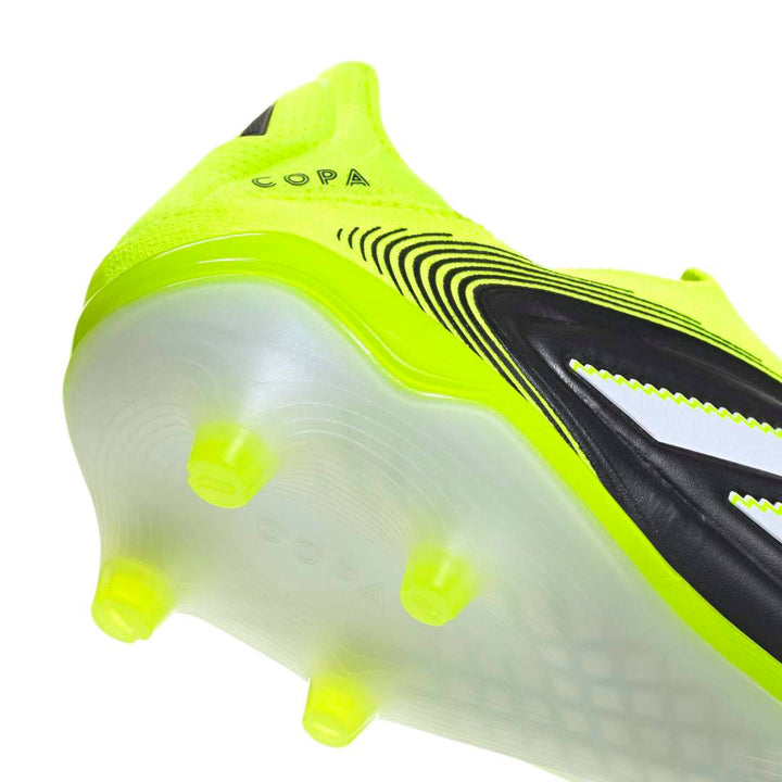 Copa Pure 3 Elite Laceless Firm Ground Boots - Black / White / Lucid Lemon