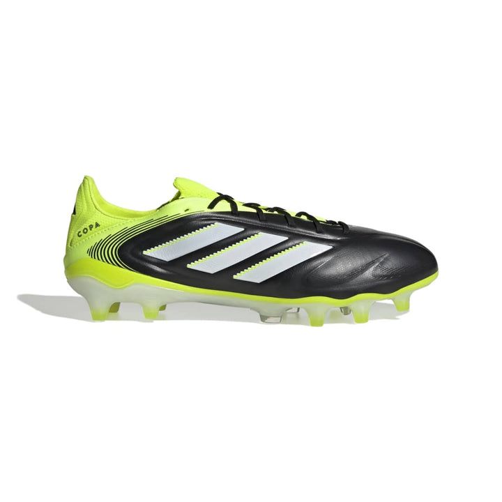 Adidas Copa Pure 3 Elite FG Boots - Black/White/Lucid Lemon