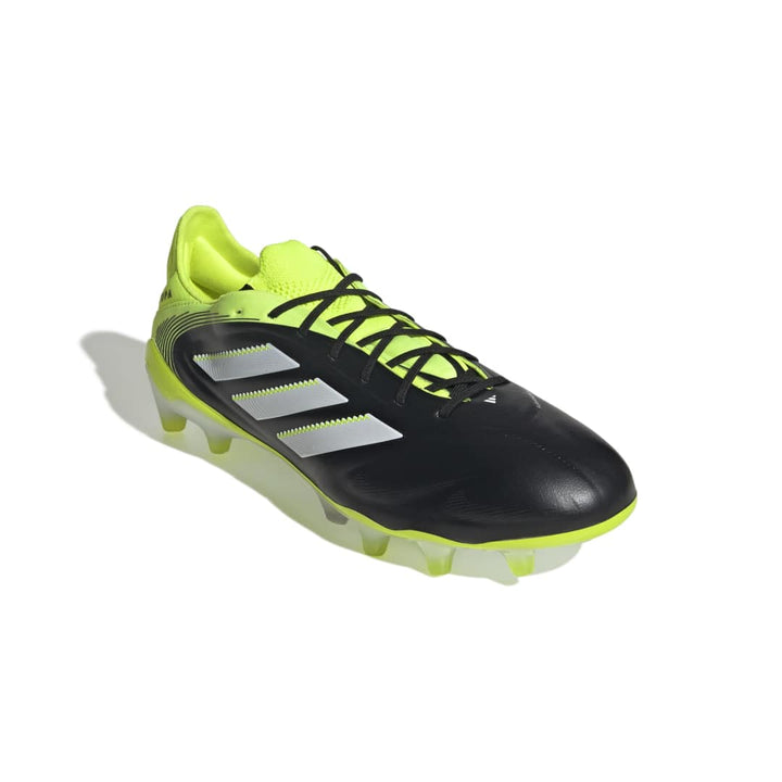 Adidas Copa Pure 3 Elite FG Boots - Black/White/Lucid Lemon