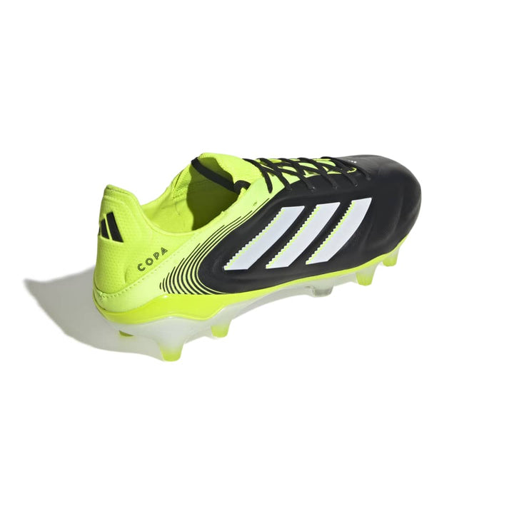Adidas Copa Pure 3 Elite FG Boots - Black/White/Lucid Lemon