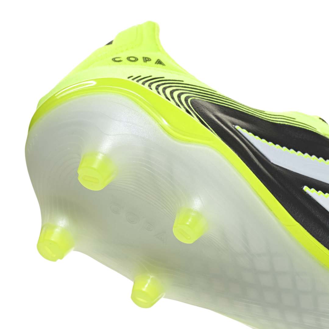 Adidas Copa Pure 3 Elite FG Boots - Black/White/Lucid Lemon