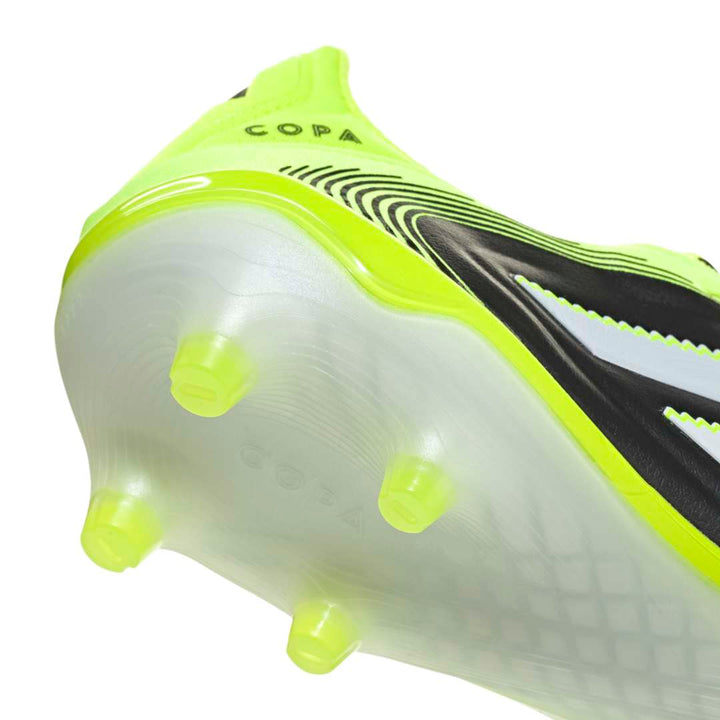 Adidas Copa Pure 3 Elite FG Boots - Black/White/Lucid Lemon