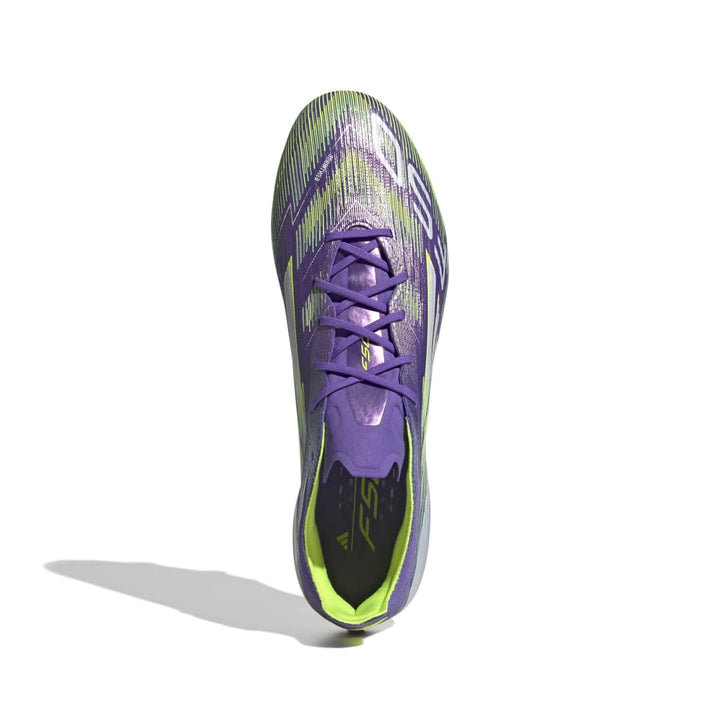 F50 Elite Firm Ground Boots - PURPLE / WHITE / LUCID LEMON