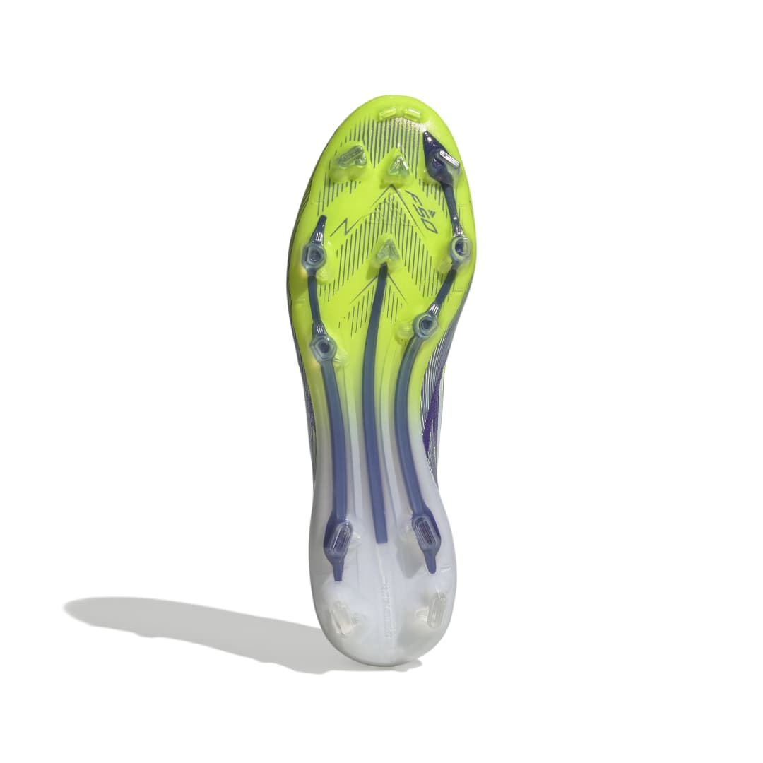 F50 Elite Firm Ground Boots - PURPLE / WHITE / LUCID LEMON