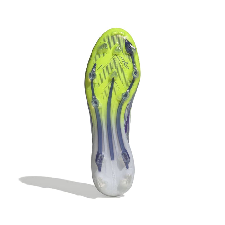 F50 Elite Firm Ground Boots - PURPLE / WHITE / LUCID LEMON