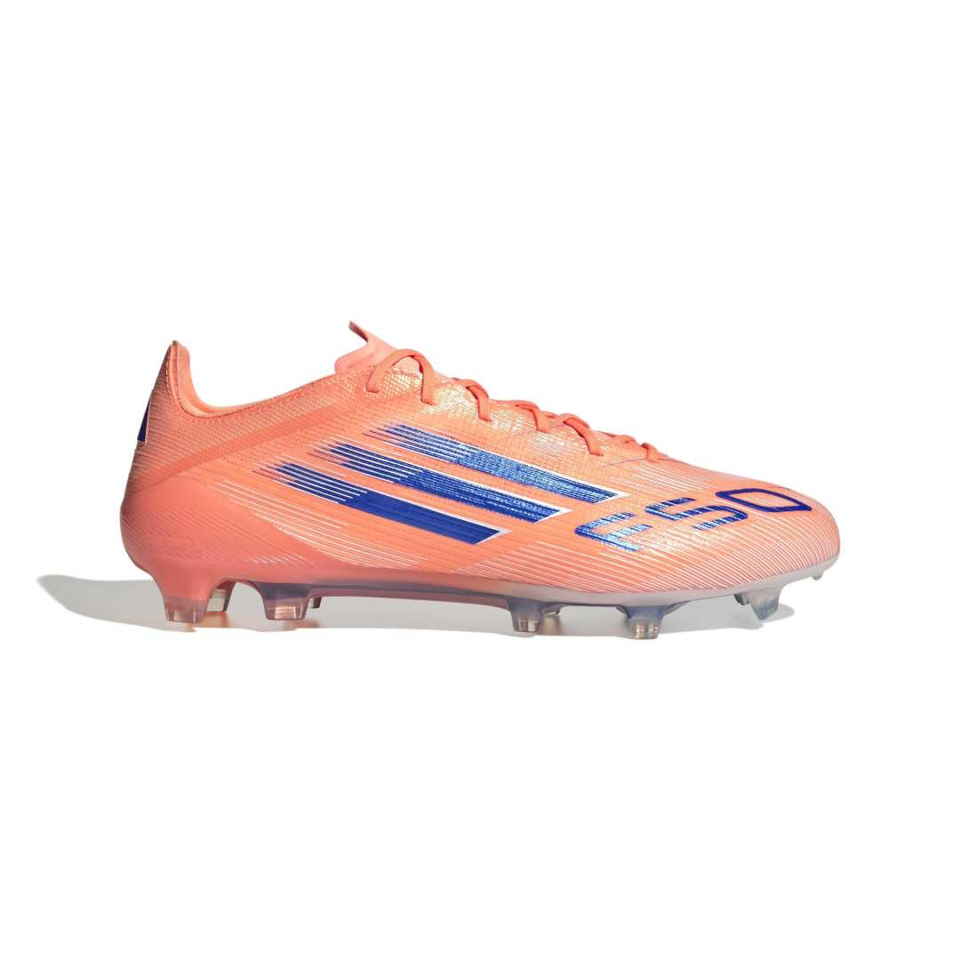 Adidas F50 Elite Firm Ground Boots - Beam Orange/ Lucid Blue/ White