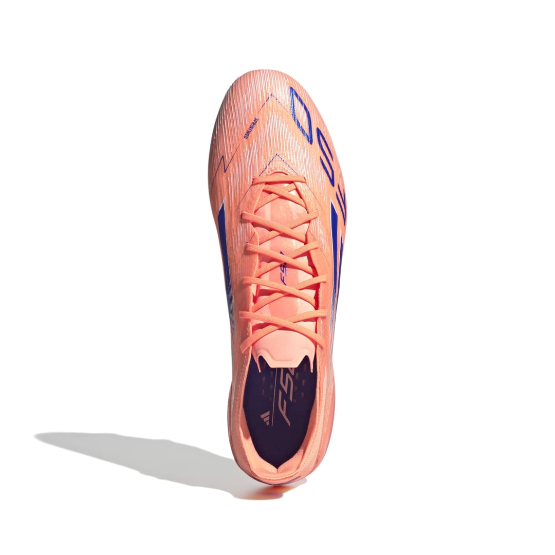 Adidas F50 Elite Firm Ground Boots - Beam Orange/ Lucid Blue/ White