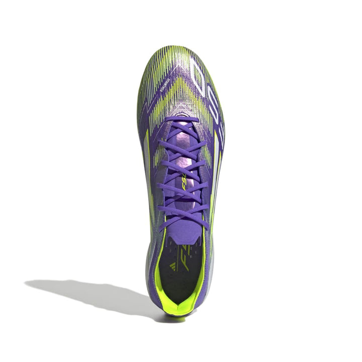 Adidas F50 Elite Soft Ground Boots - Purple/White/Lucid Lemon