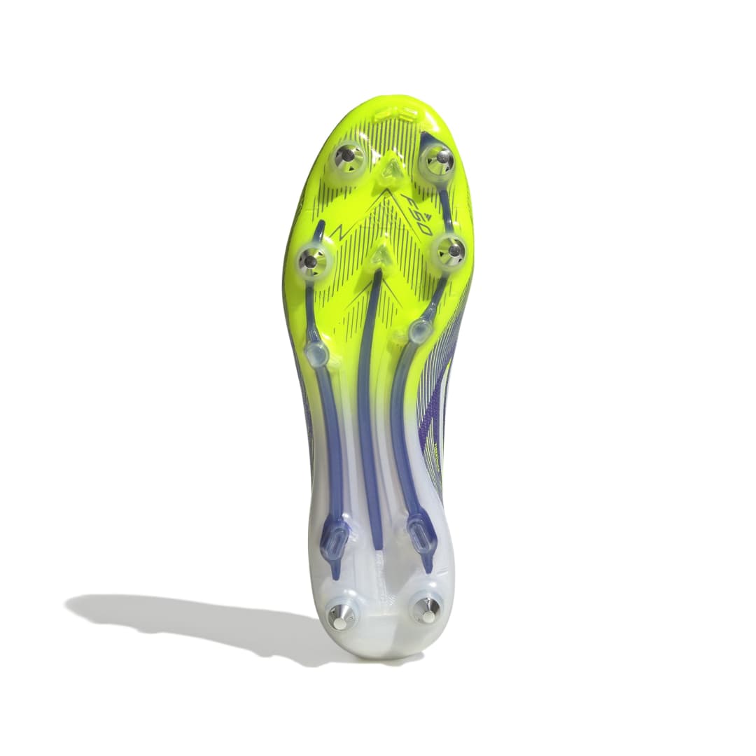 Adidas F50 Elite Soft Ground Boots - Purple/White/Lucid Lemon