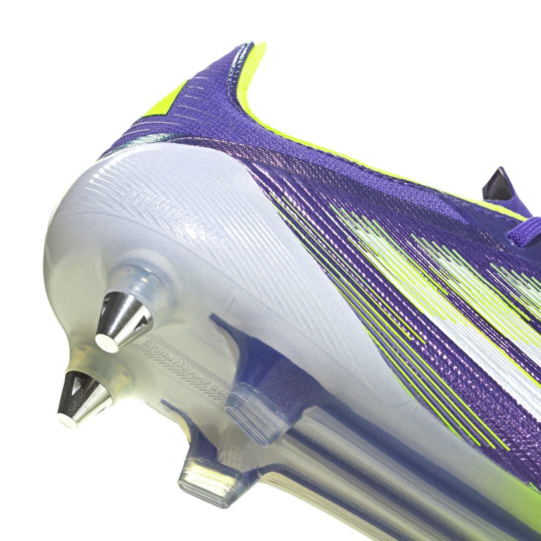 Adidas F50 Elite Soft Ground Boots - Purple/White/Lucid Lemon