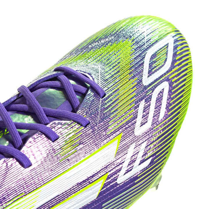 Adidas F50 Elite Soft Ground Boots - Purple/White/Lucid Lemon