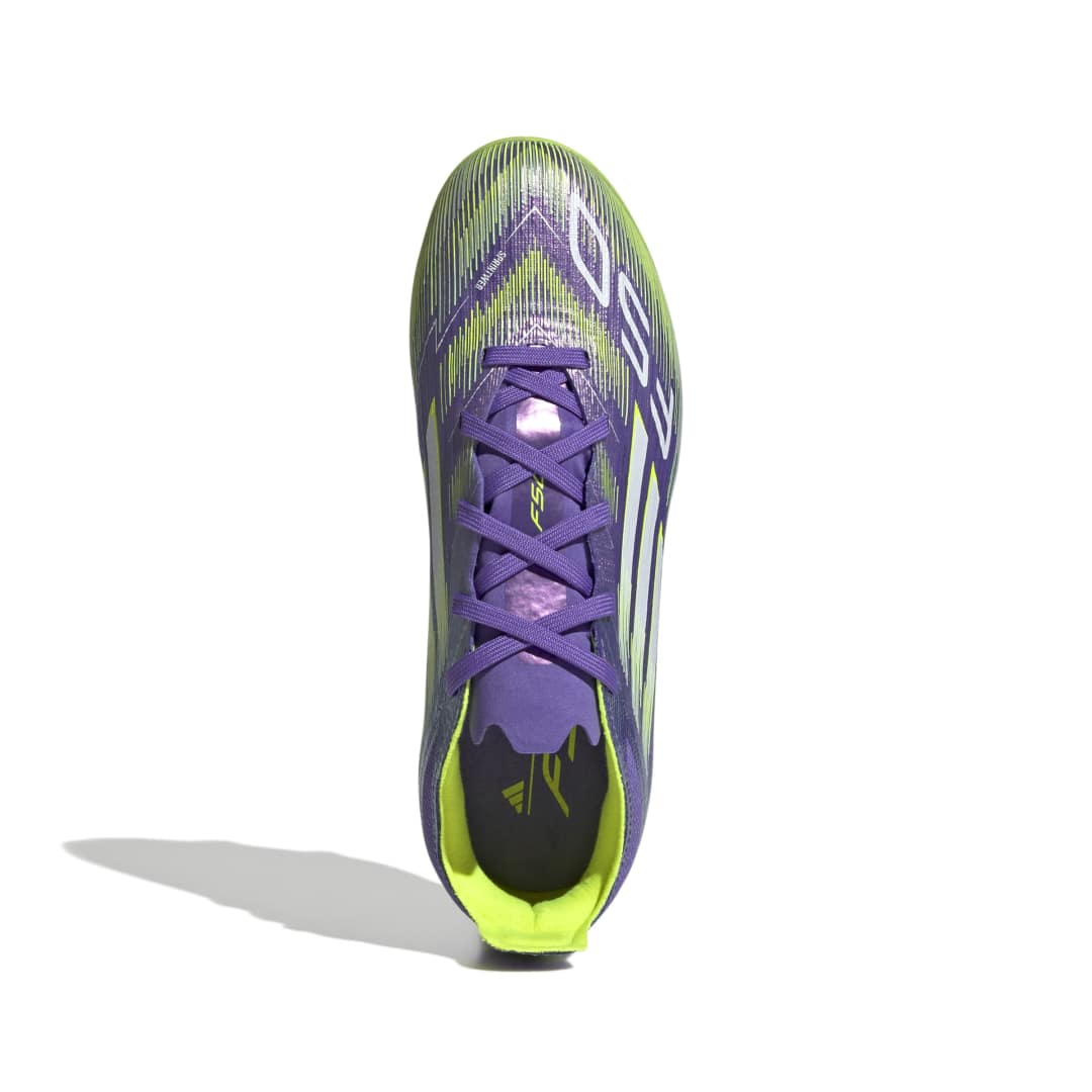 Adidas F50 Elite Firm Ground Boots Kids Purple/White/Lucid Lemon