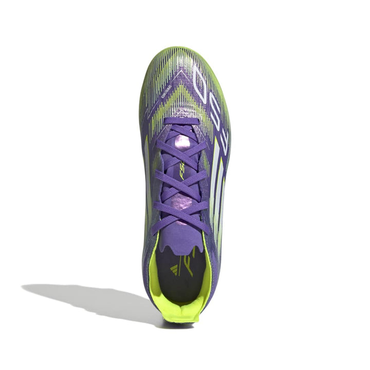Adidas F50 Elite Firm Ground Boots Kids Purple/White/Lucid Lemon