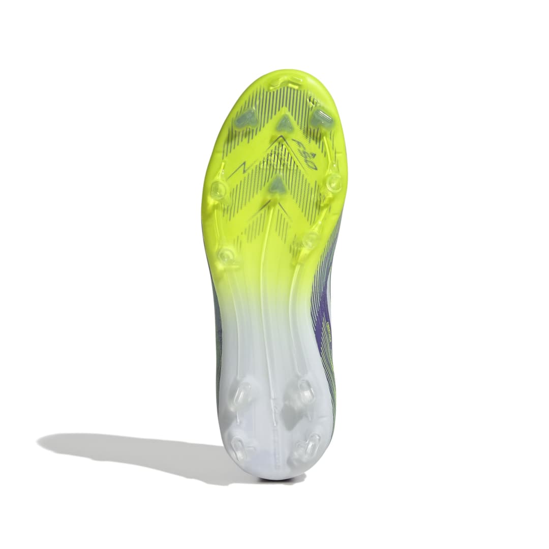 Adidas F50 Elite Firm Ground Boots Kids Purple/White/Lucid Lemon
