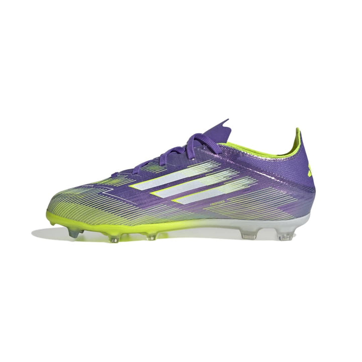 Adidas F50 Elite Firm Ground Boots Kids Purple/White/Lucid Lemon