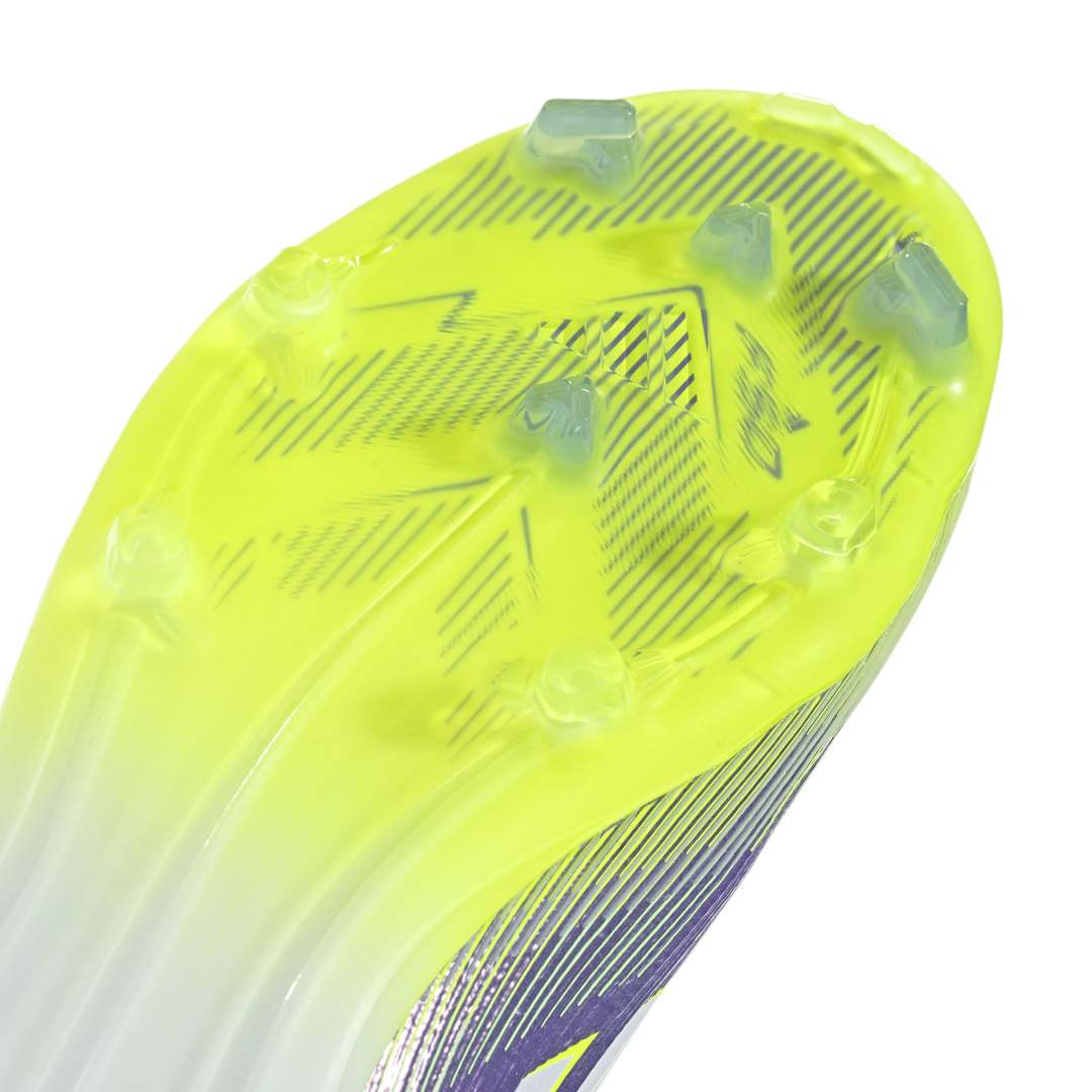 Adidas F50 Elite Firm Ground Boots Kids Purple/White/Lucid Lemon