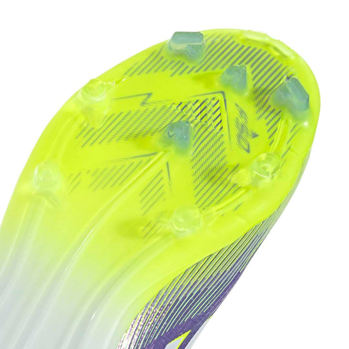 Adidas F50 Elite Firm Ground Boots Kids Purple/White/Lucid Lemon