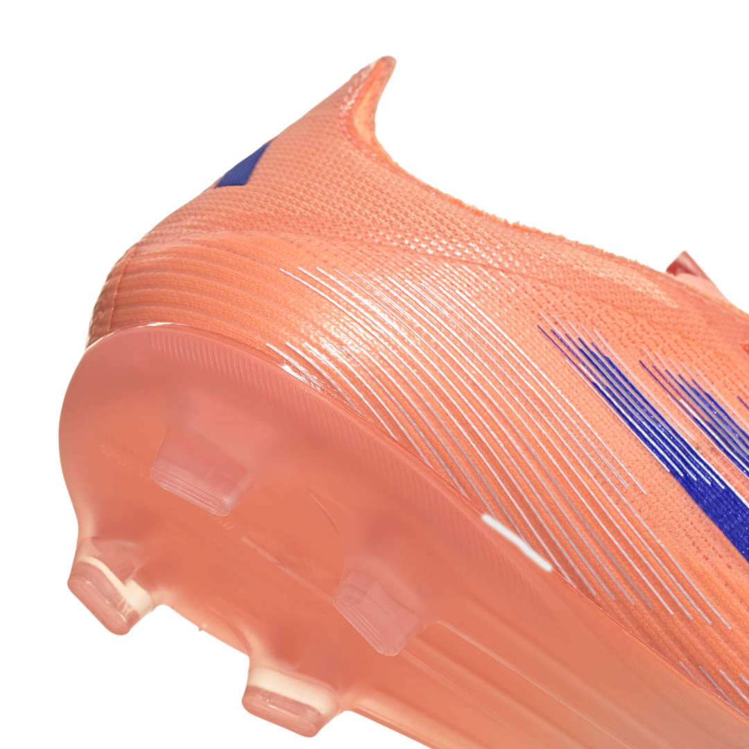 Adidas F50 Elite Firm Ground Boots Junior - Beam Orange/Lucid Blue/ White