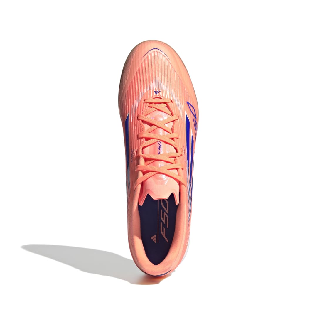Adidas F50 League Indoor Futsal Shoes - White/Blue/Coral