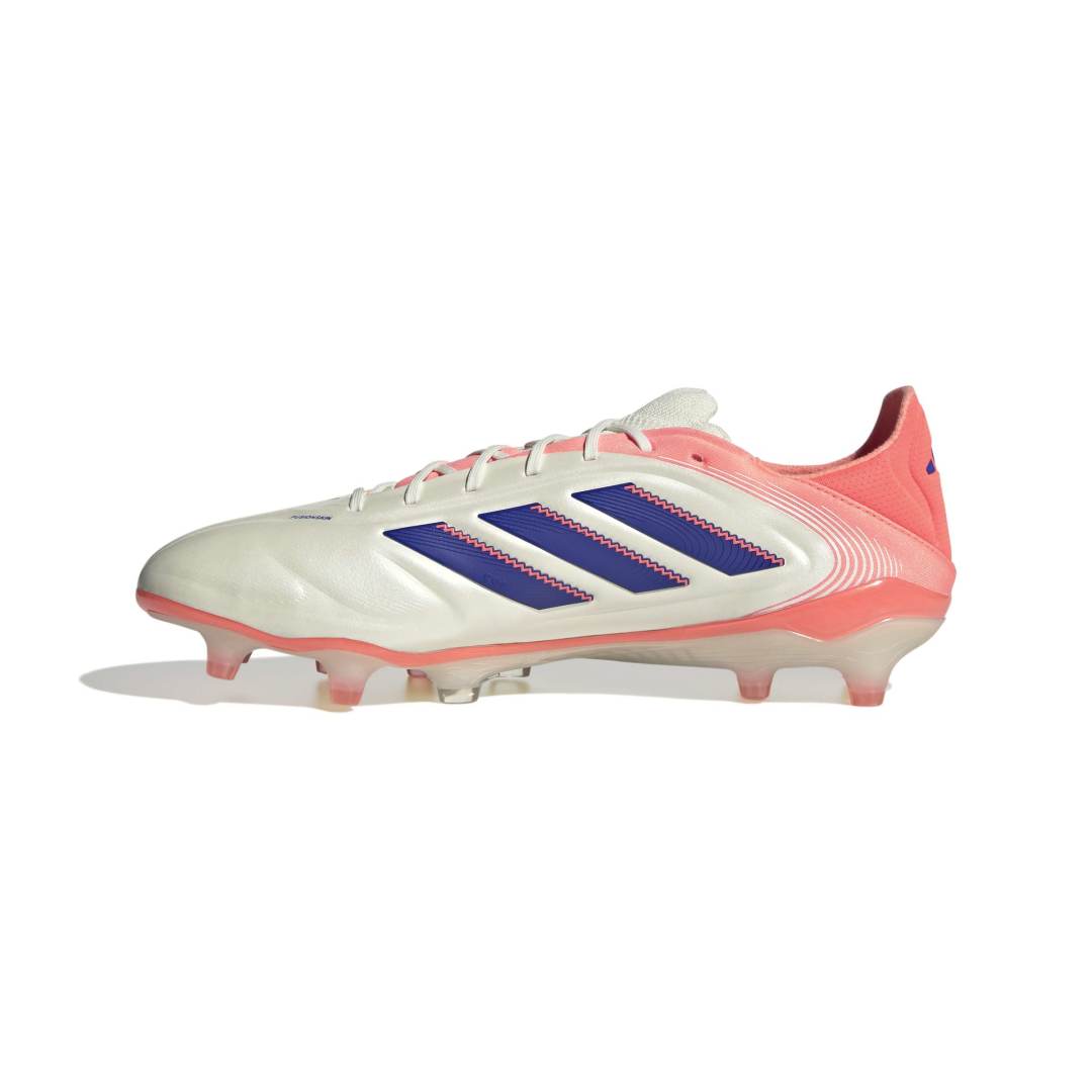 Adidas Copa Pure 3 Elite Firm Ground Boots - White/Off White/Lucid Blue