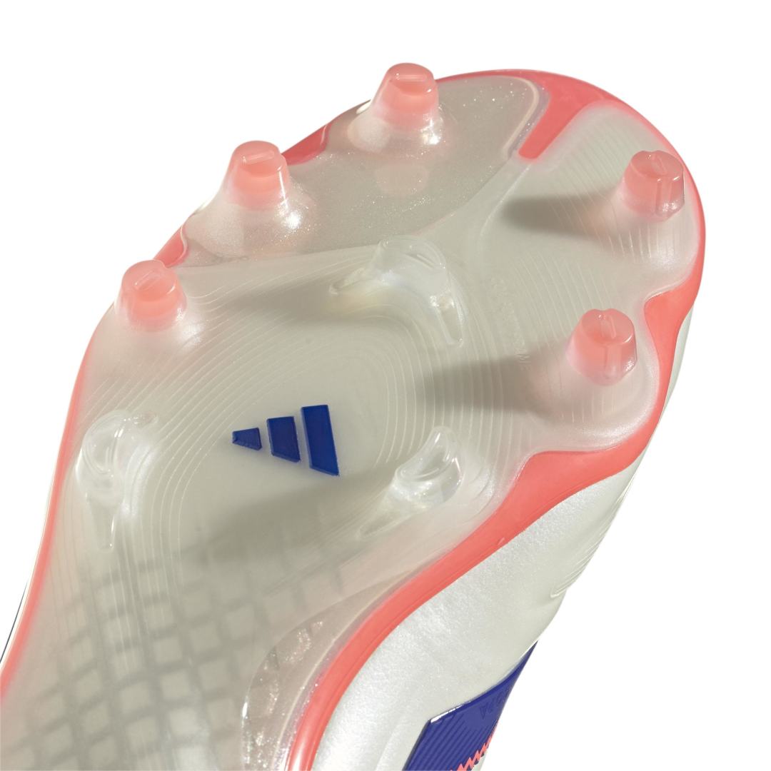 Adidas Copa Pure 3 Elite Firm Ground Boots - White/Off White/Lucid Blue