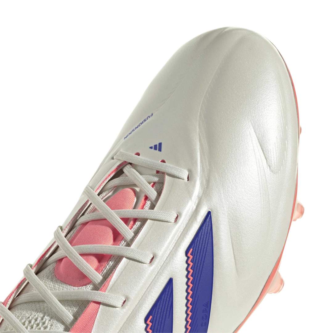 Adidas Copa Pure 3 Elite Firm Ground Boots - White/Off White/Lucid Blue