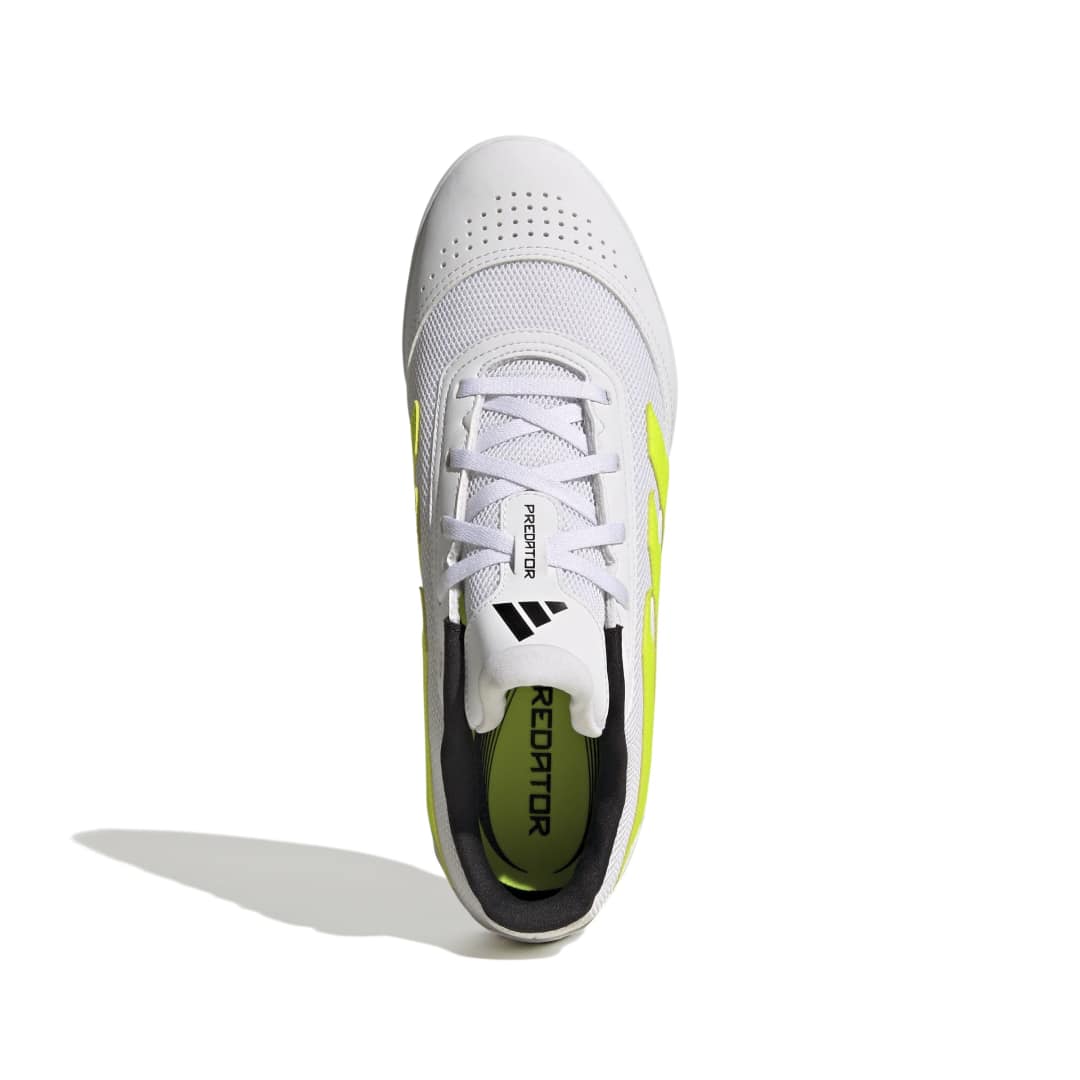 Predator Club Indoor Sala Futsal Shoes - White/Lucid Lemon/Core Black