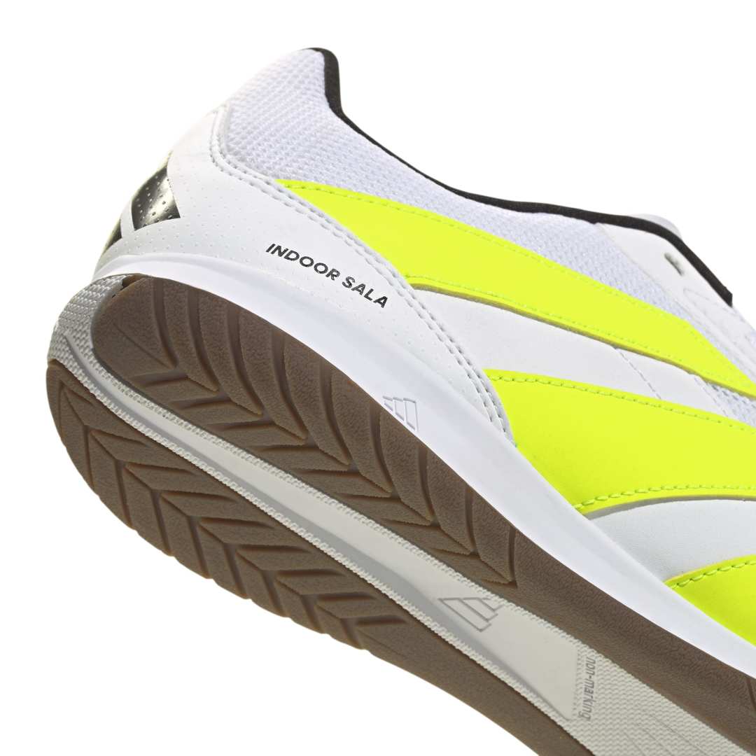 Predator Club Indoor Sala Futsal Shoes - White/Lucid Lemon/Core Black