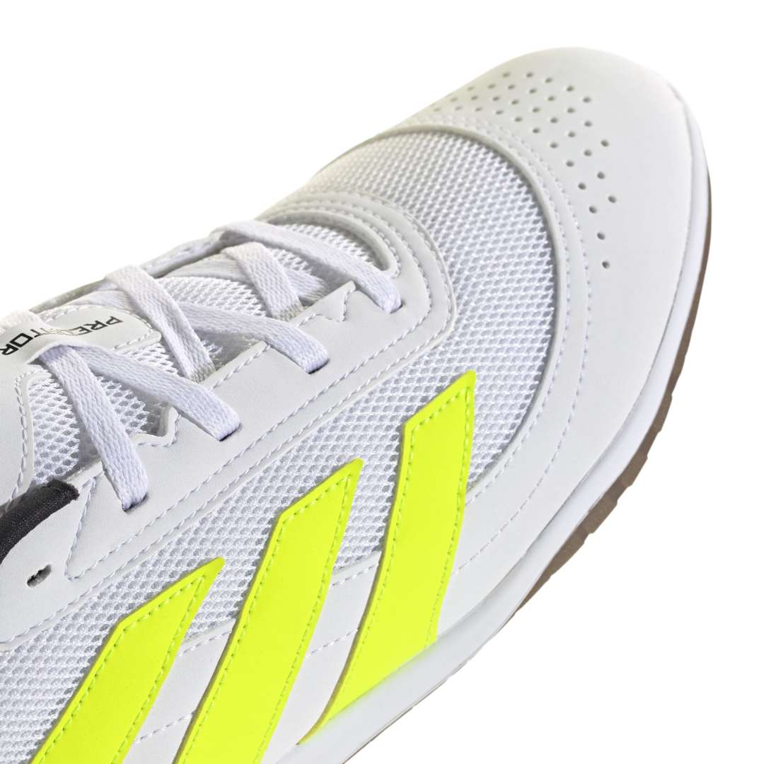 Predator Club Indoor Sala Futsal Shoes - White/Lucid Lemon/Core Black