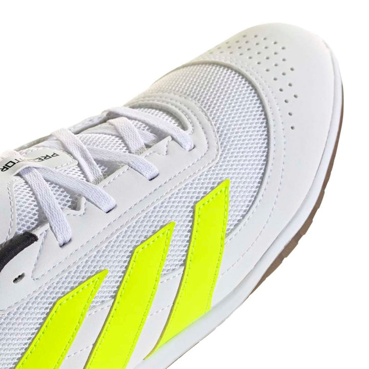 Predator Club Indoor Sala Futsal Shoes - White/Lucid Lemon/Core Black