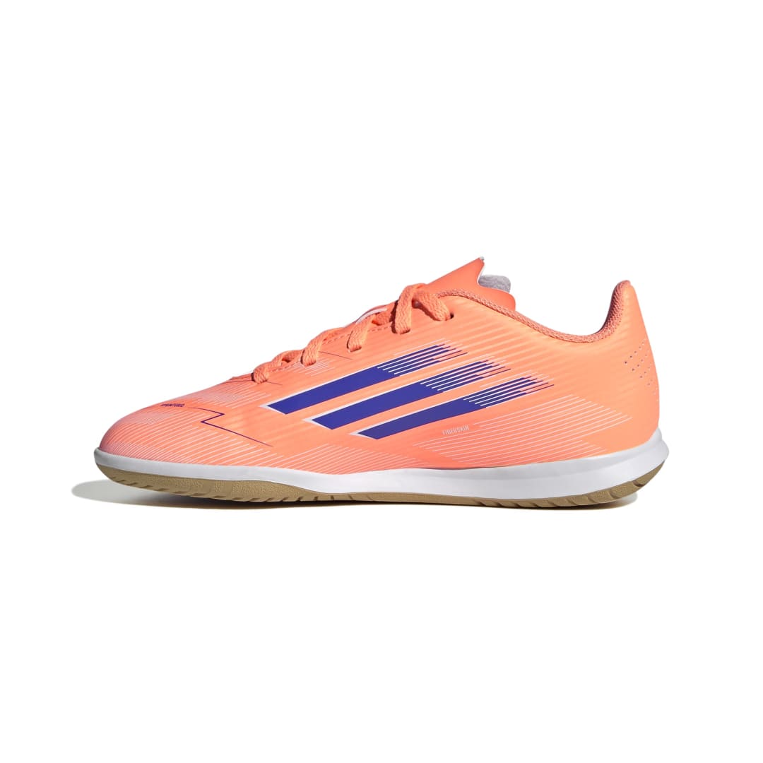 Adidas F50 Club Indoor futsal Shoes Junior - Beam Orange / Lucid Blue / Cloud White