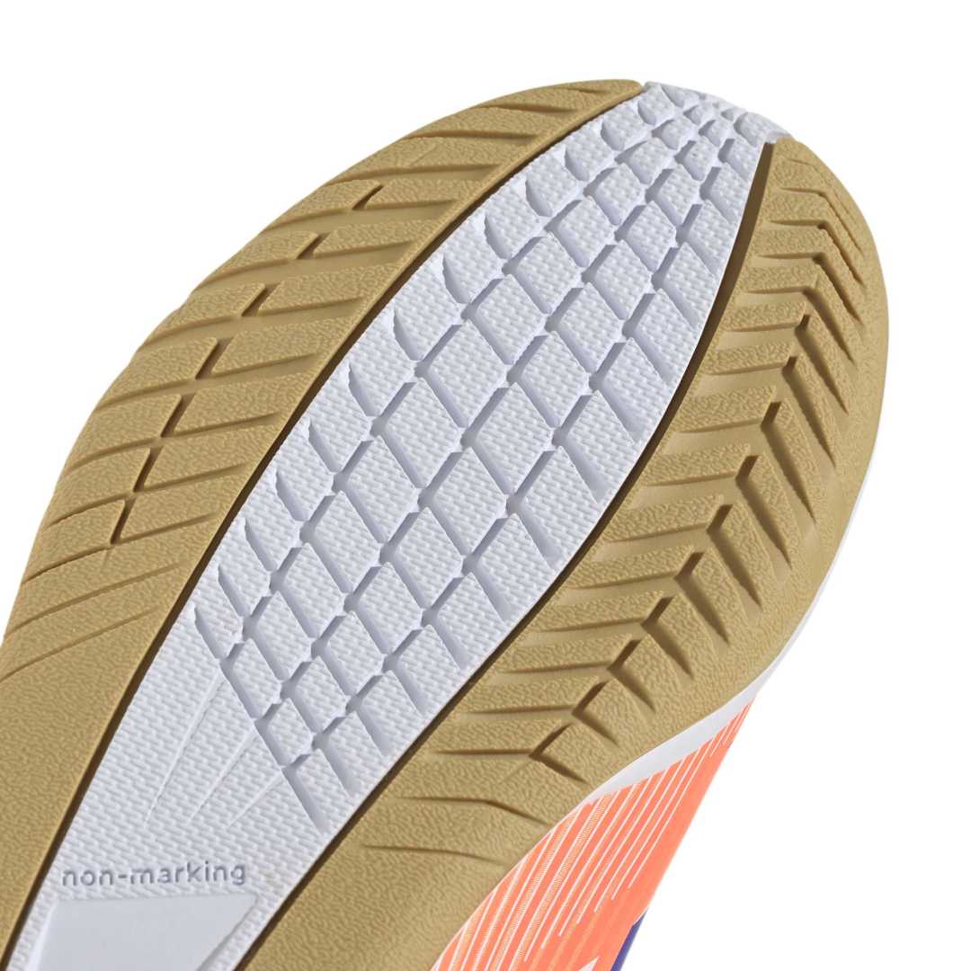 Adidas F50 Club Indoor futsal Shoes Junior - Beam Orange / Lucid Blue / Cloud White