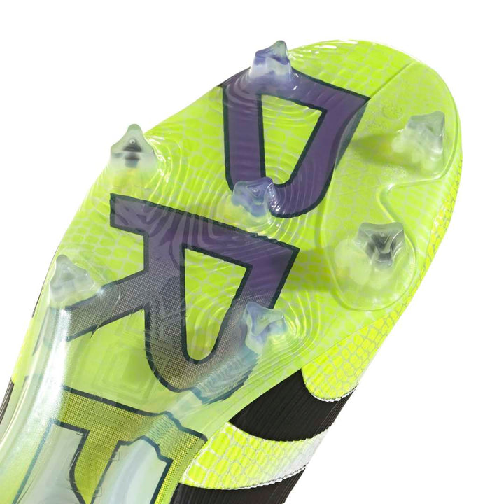 Adidas Predator Elite Laceless FG Boots - White/Black/Lucid Lemon
