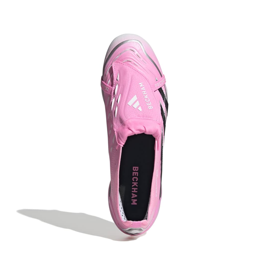 Adidas Beckham Predator Elite Fold-Over Tongue FG Boots - Beam Pink/ Black/ White