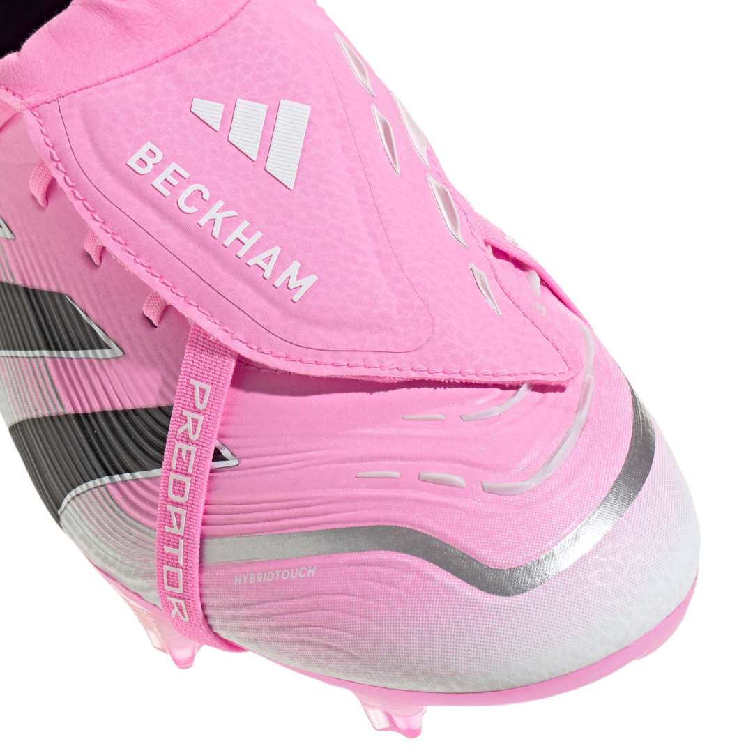 Adidas Beckham Predator Elite Fold-Over Tongue FG Boots - Beam Pink/ Black/ White