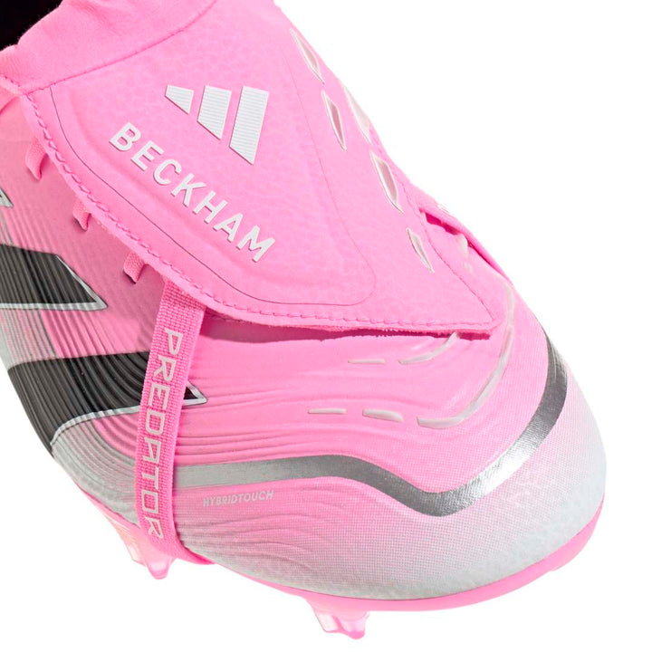 Adidas Beckham Predator Elite Fold-Over Tongue FG Boots - Beam Pink/ Black/ White