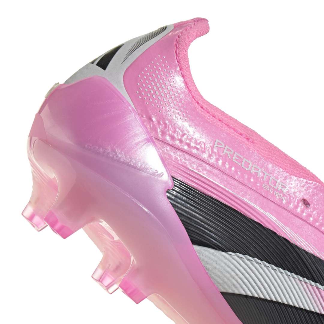 Adidas Beckham Predator Elite Fold-Over Tongue FG Boots - Beam Pink/ Black/ White