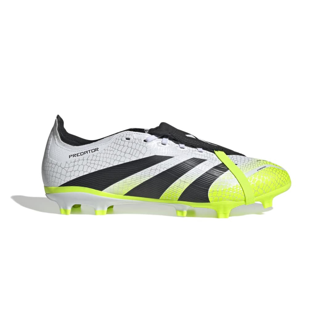Predator League Fold-Over Tongue FG/MG - WHITE/BLACK/LUCID LEMON