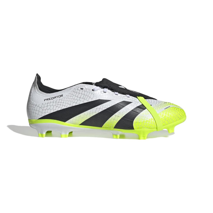 Predator League Fold-Over Tongue FG/MG - White / Black / Lucid Lemon