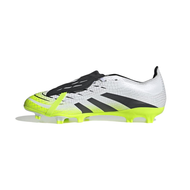 Predator League Fold-Over Tongue FG/MG - White / Black / Lucid Lemon