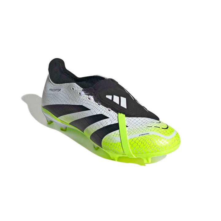 Predator League Fold-Over Tongue FG/MG - White / Black / Lucid Lemon