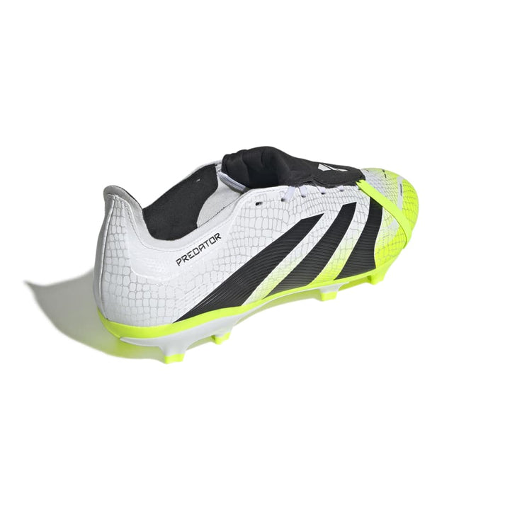 Predator League Fold-Over Tongue FG/MG - White / Black / Lucid Lemon