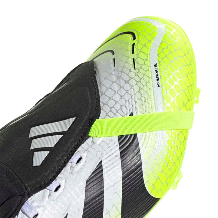 Predator League Fold-Over Tongue FG/MG - White / Black / Lucid Lemon