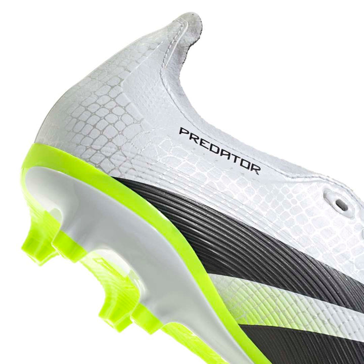 Predator League Fold-Over Tongue FG/MG - White / Black / Lucid Lemon
