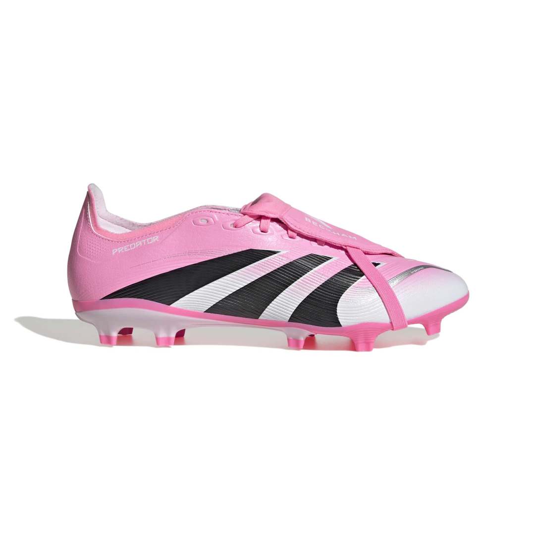 Adidas Beckham Predator League Fold-Over Tongue FG Boots - Beam Pink/ Black/ White