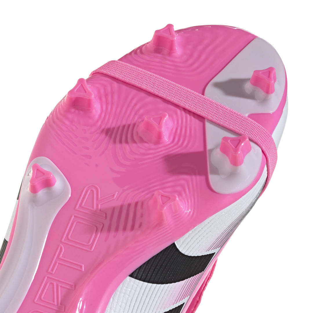 Adidas Beckham Predator League Fold-Over Tongue FG Boots - Beam Pink/ Black/ White